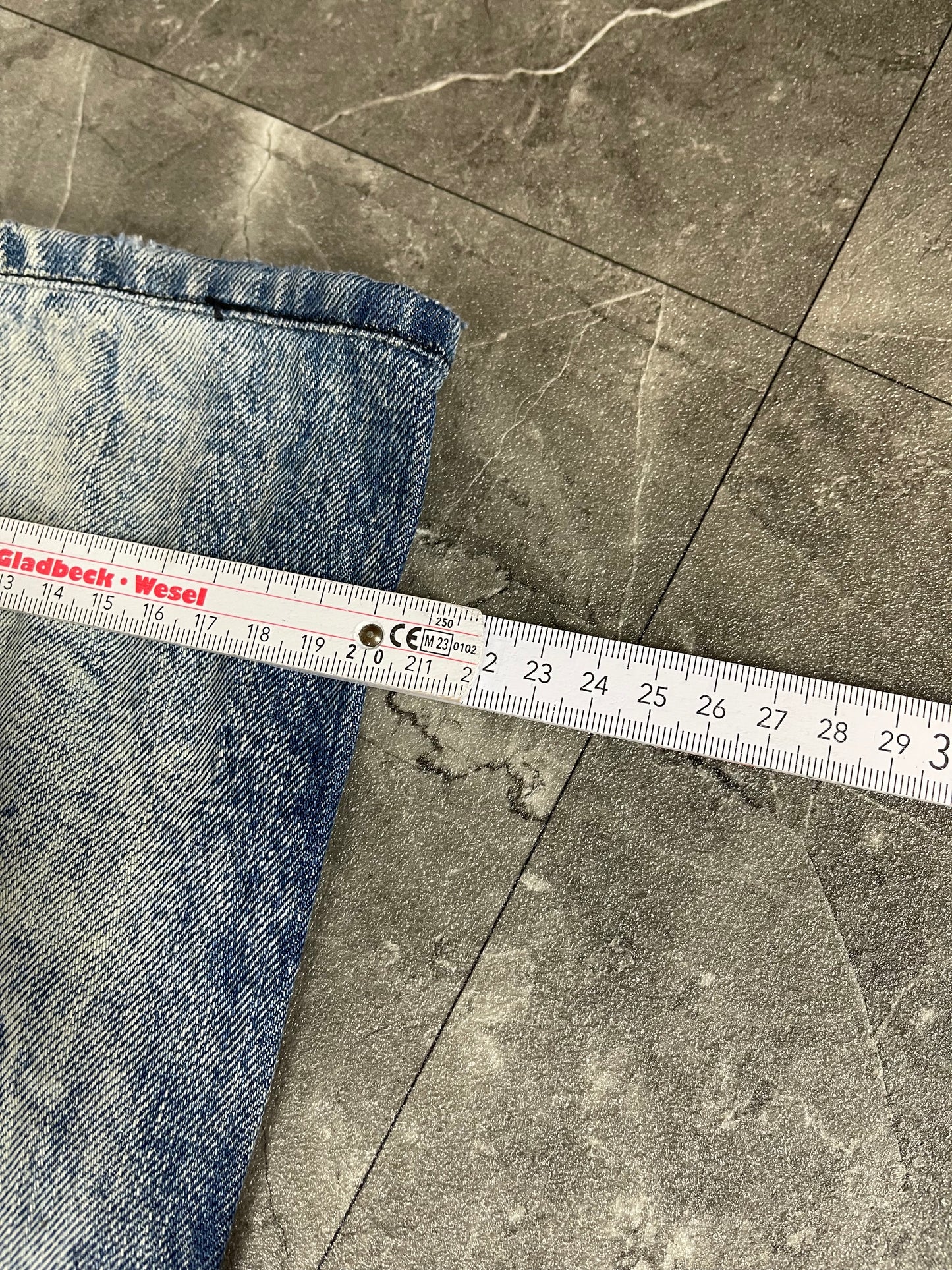Rare Korean Buckaroo Heavy Washed Jeans M