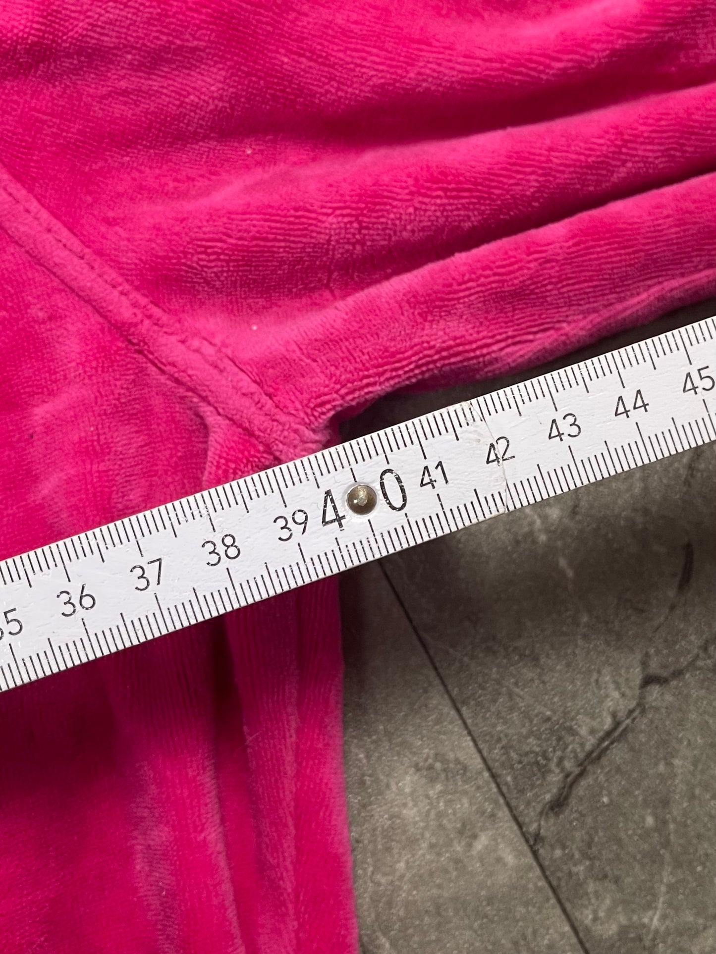 Rare Bebe velour zip up XS