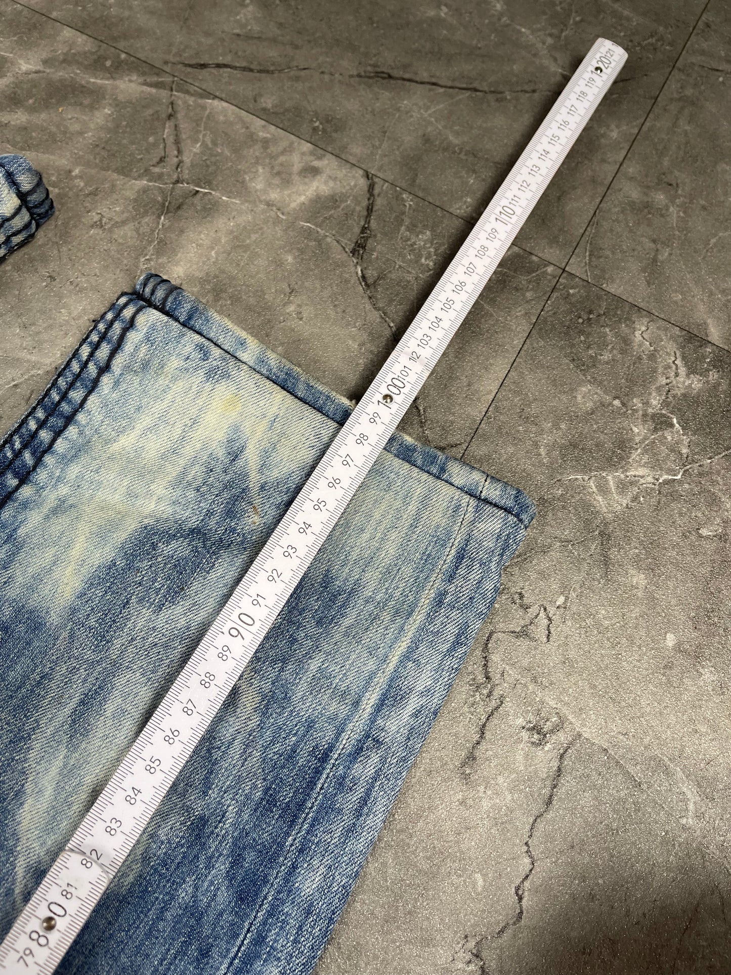 Rare Korean Buckaroo Heavy Washed jeans M