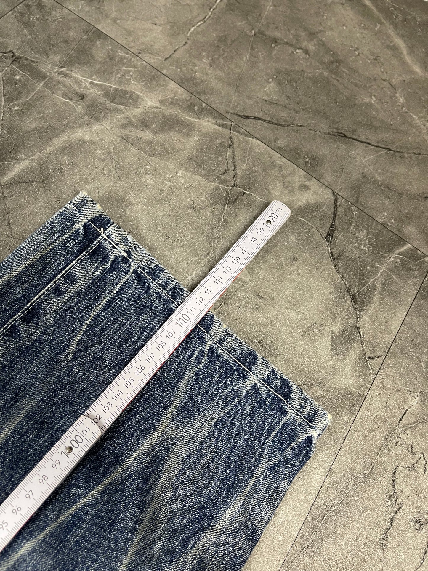 Rare Japanese Heavy Washed Jeans M