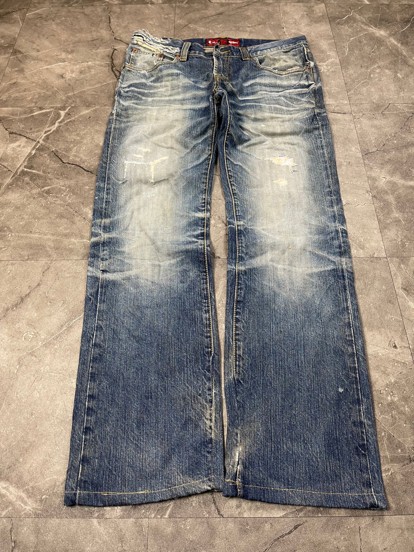 Rare Japanese Heavy Washed Denim M