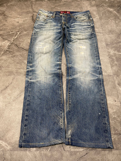Rare Japanese Heavy Washed Denim M