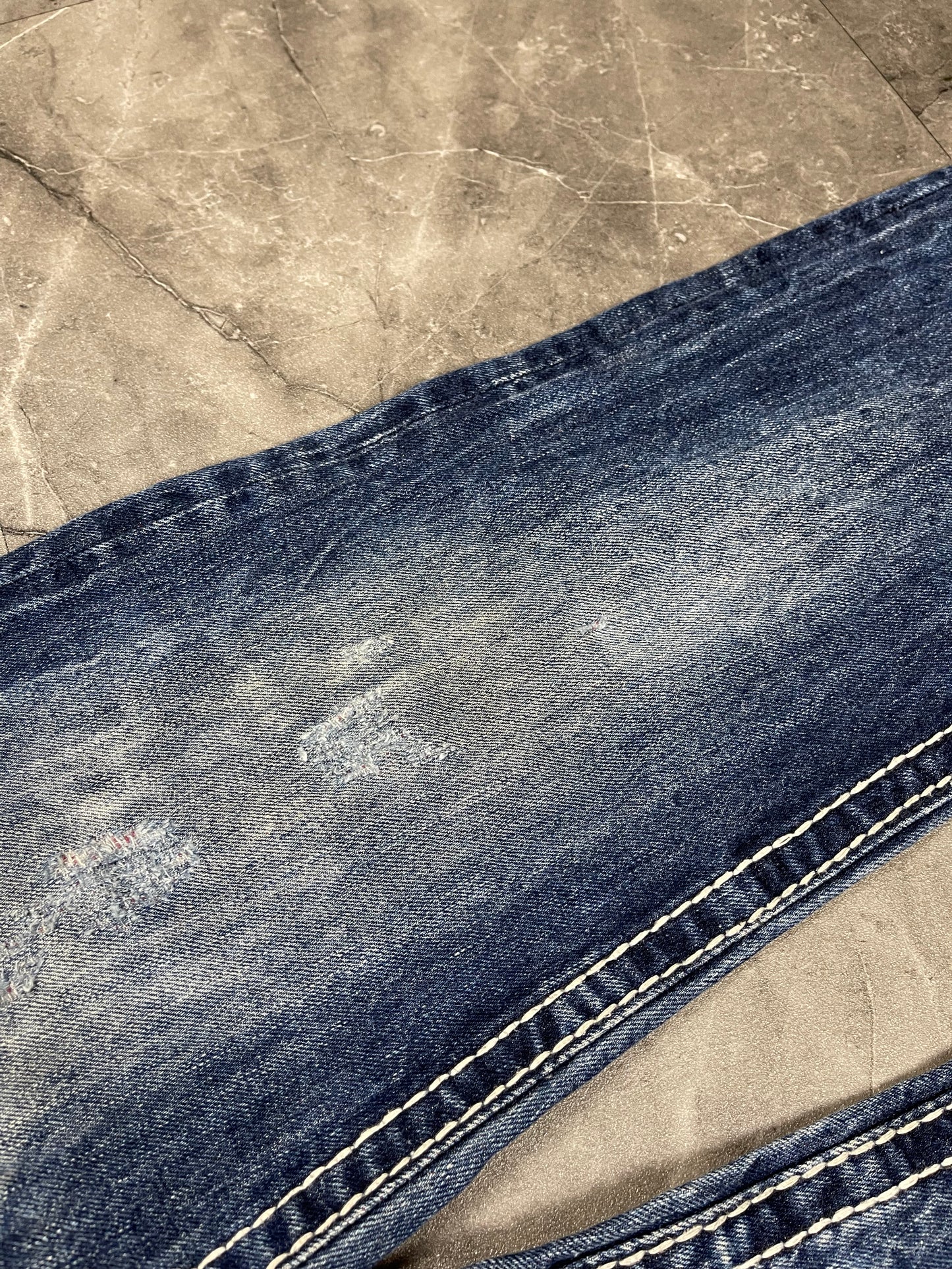 Rare Korean Buckaroo Jeans Heavy Washed M