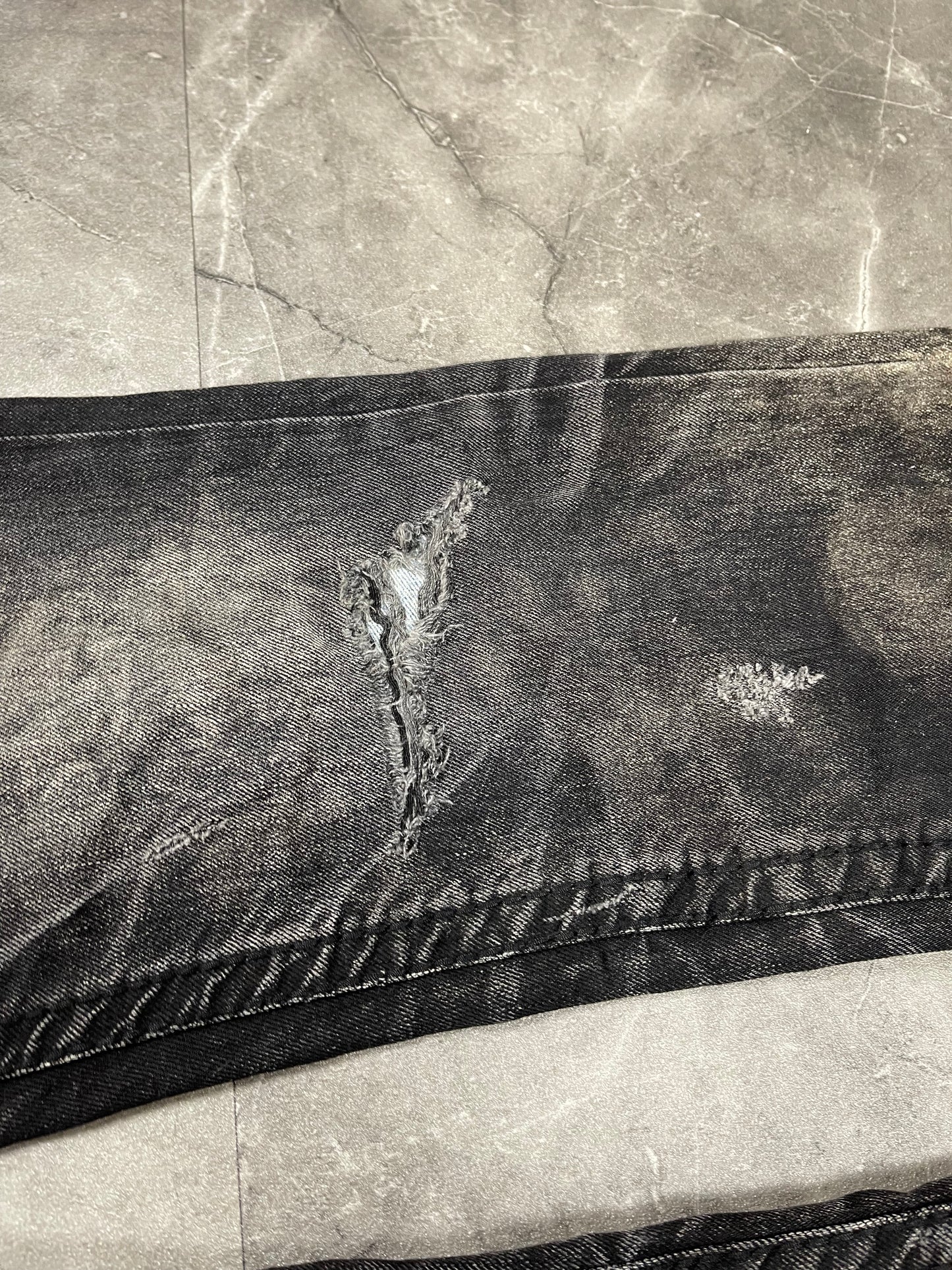 Rare Korean Buckaroo Heavy Washed Jeans M