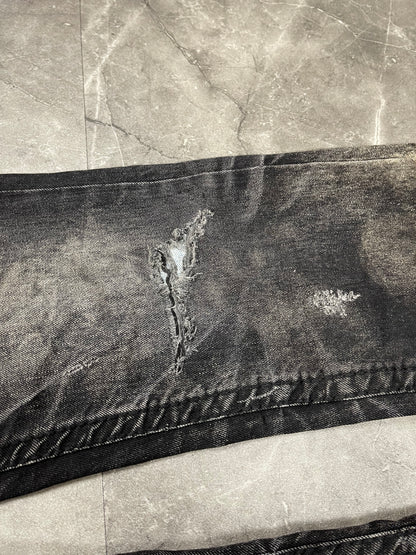 Rare Korean Buckaroo Heavy Washed Jeans M