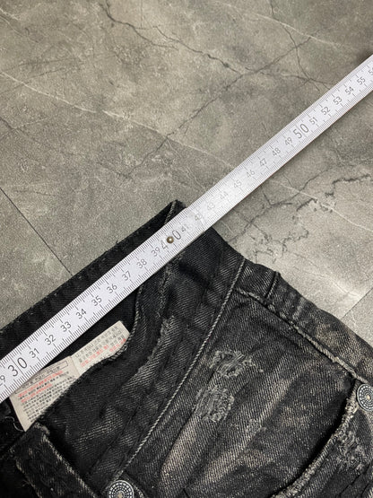 Rare Korean Buckaroo Heavy Washed Jeans M