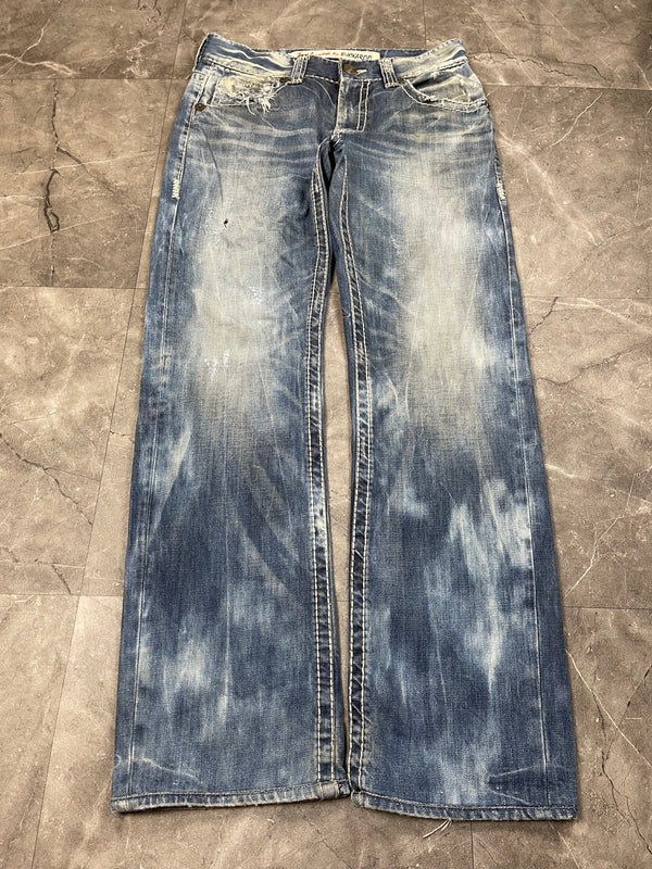 Rare Korean Buckaroo Heavy Washed Denim M