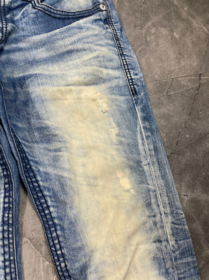 Rare Korean Buckaroo Heavy Washed jeans  M