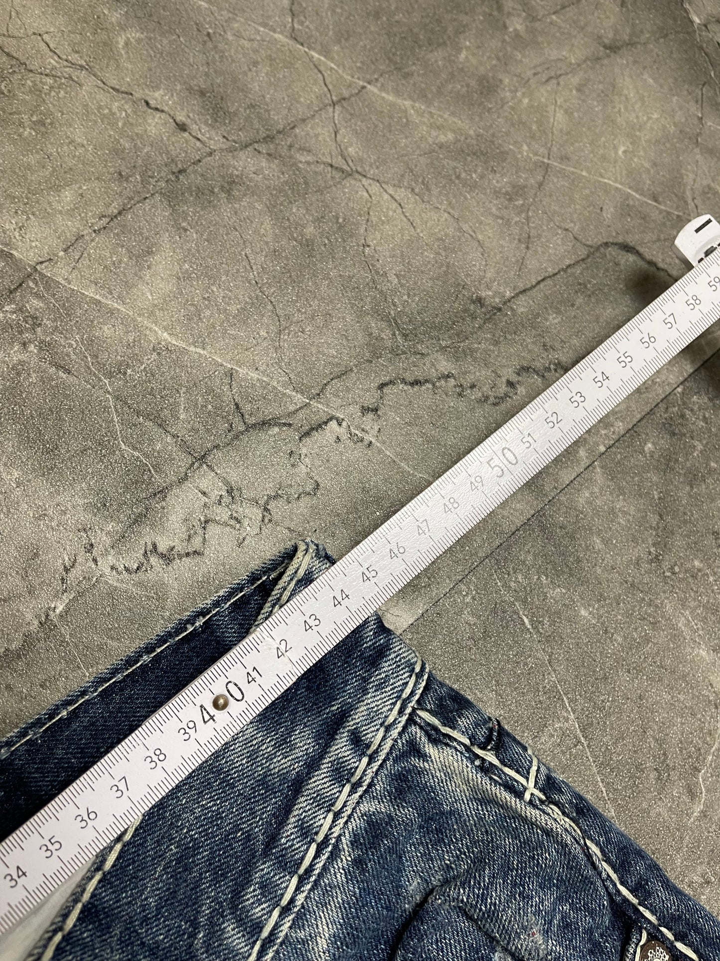Rare Korean Buckaroo Heavy Washed Jeans M