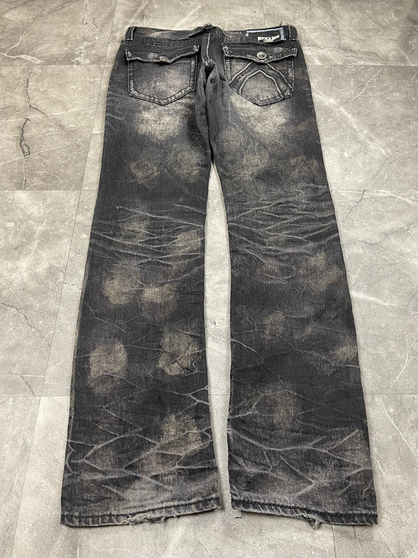 Rare Korean Buckaroo Heavy Washed Jeans M