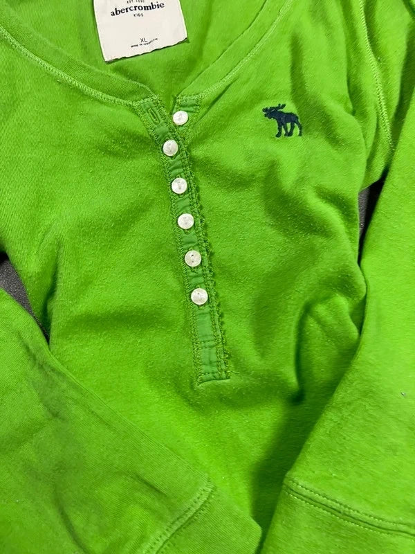 Abercrombie and Fitch Henley Size XS (Kiids XL)