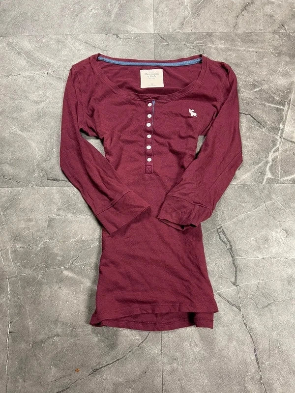Abercrombie and Fitch Henley XS