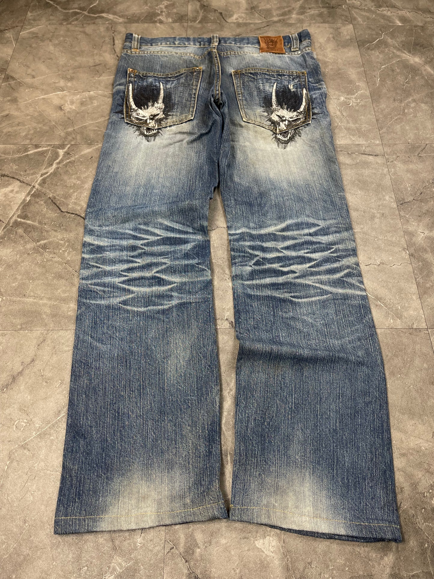 Rare Japanese Heavy Washed Denim M