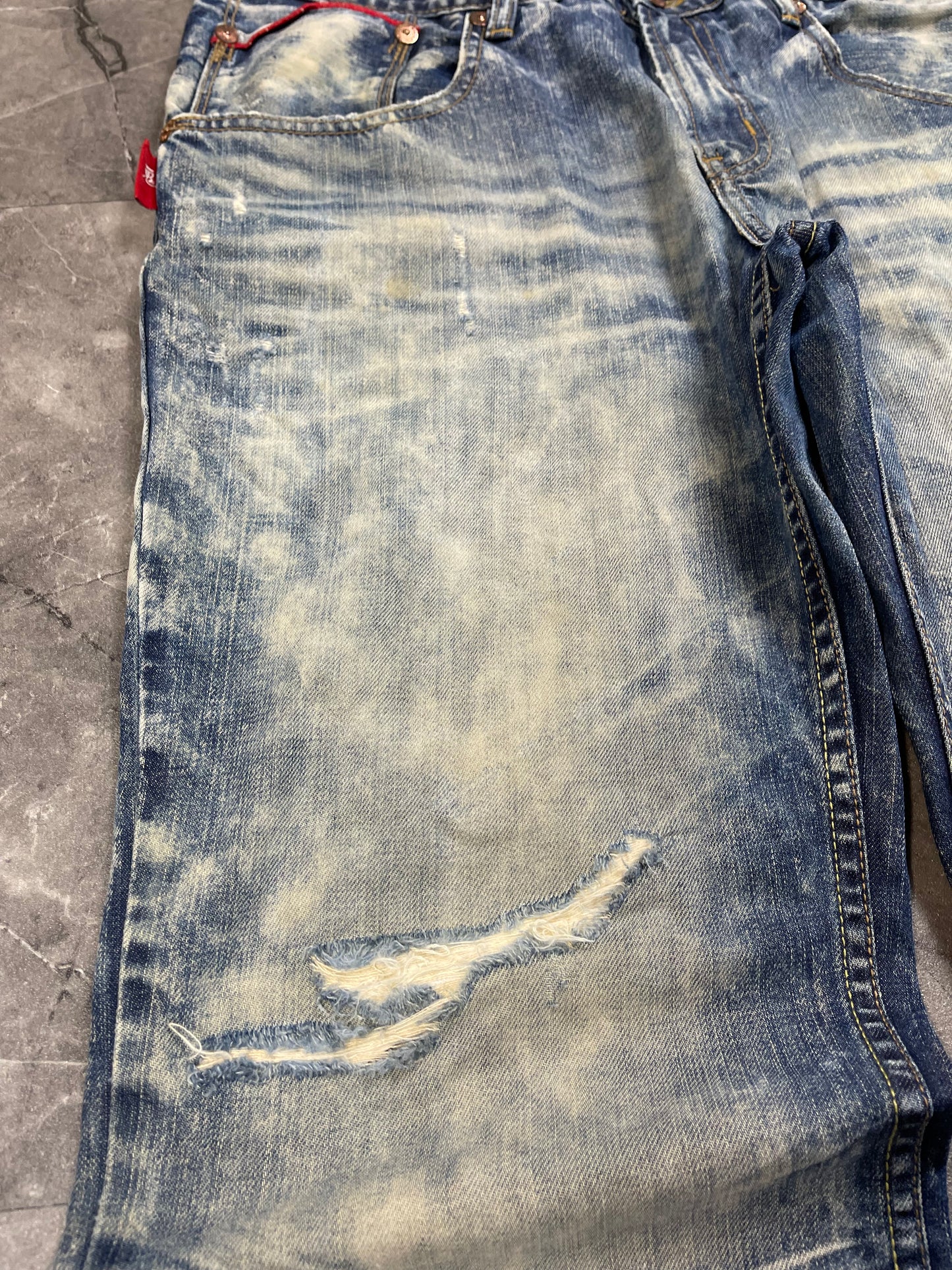 Rare Japanese Heavy Washed Denim M-L