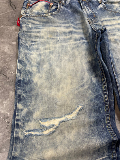 Rare Japanese Heavy Washed Denim M-L