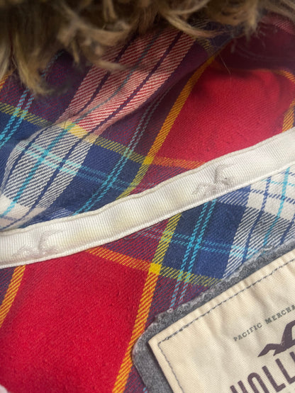 Hollister Fur Zip Hoodie M