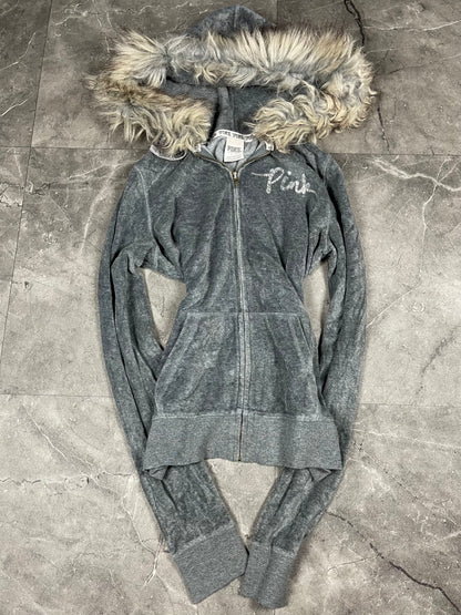 Rare Victoria’s Secret Velour Zip up Size S
