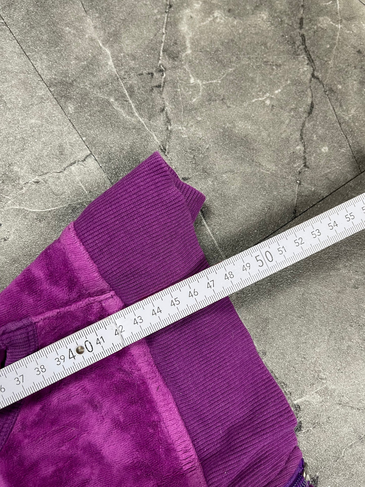 Rare Bebe Velour Zip Up Size S (Tag M)