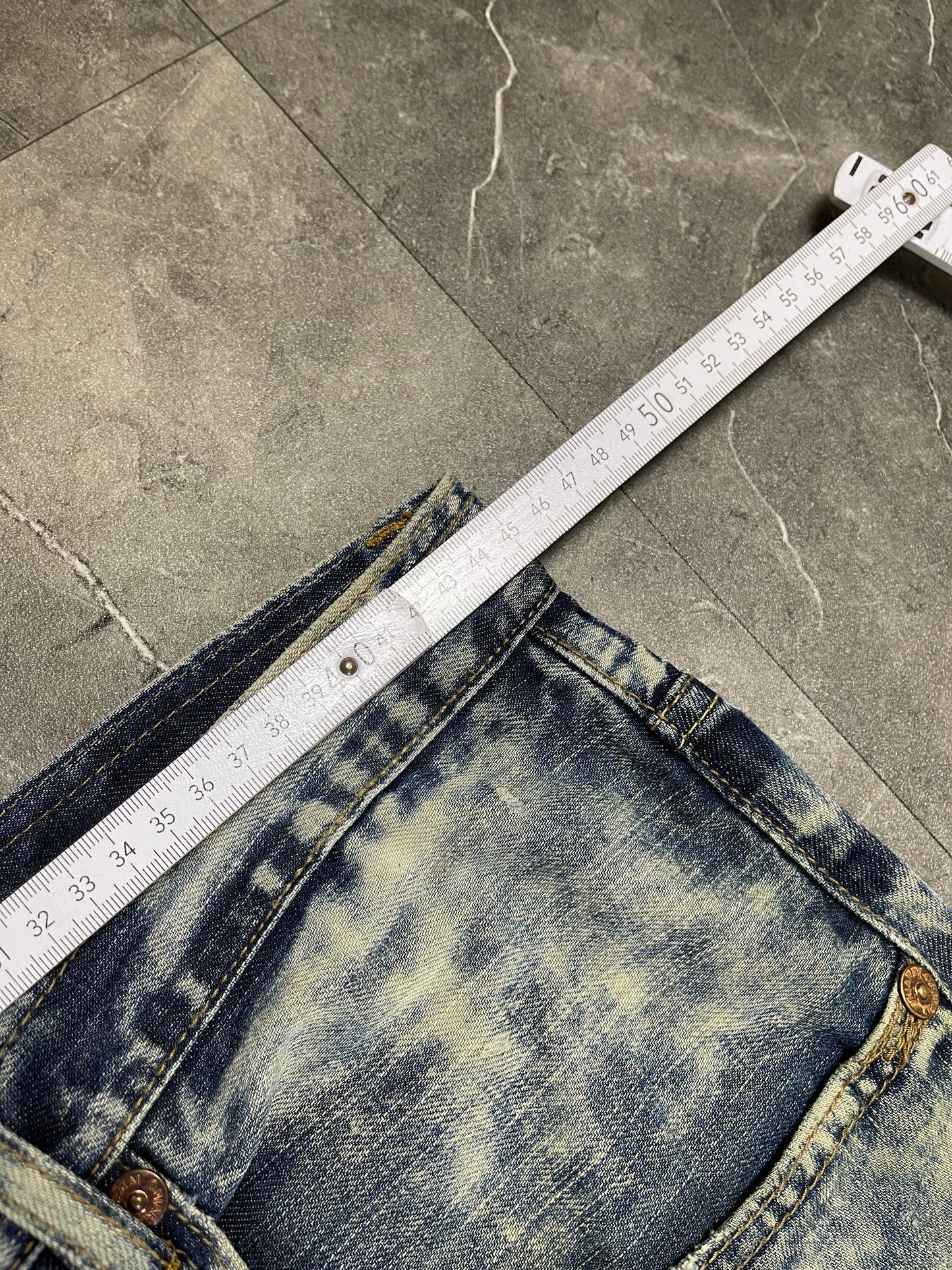 Rare Japanese Heavy Washed Denim M-L