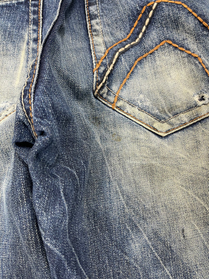Rare Korean Buckaroo Heavy Washed Jeans S