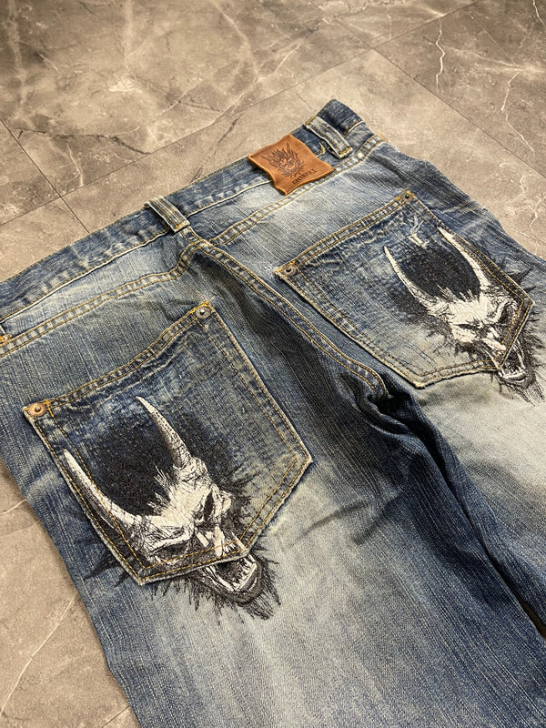 Rare Japanese Heavy Washed Denim M