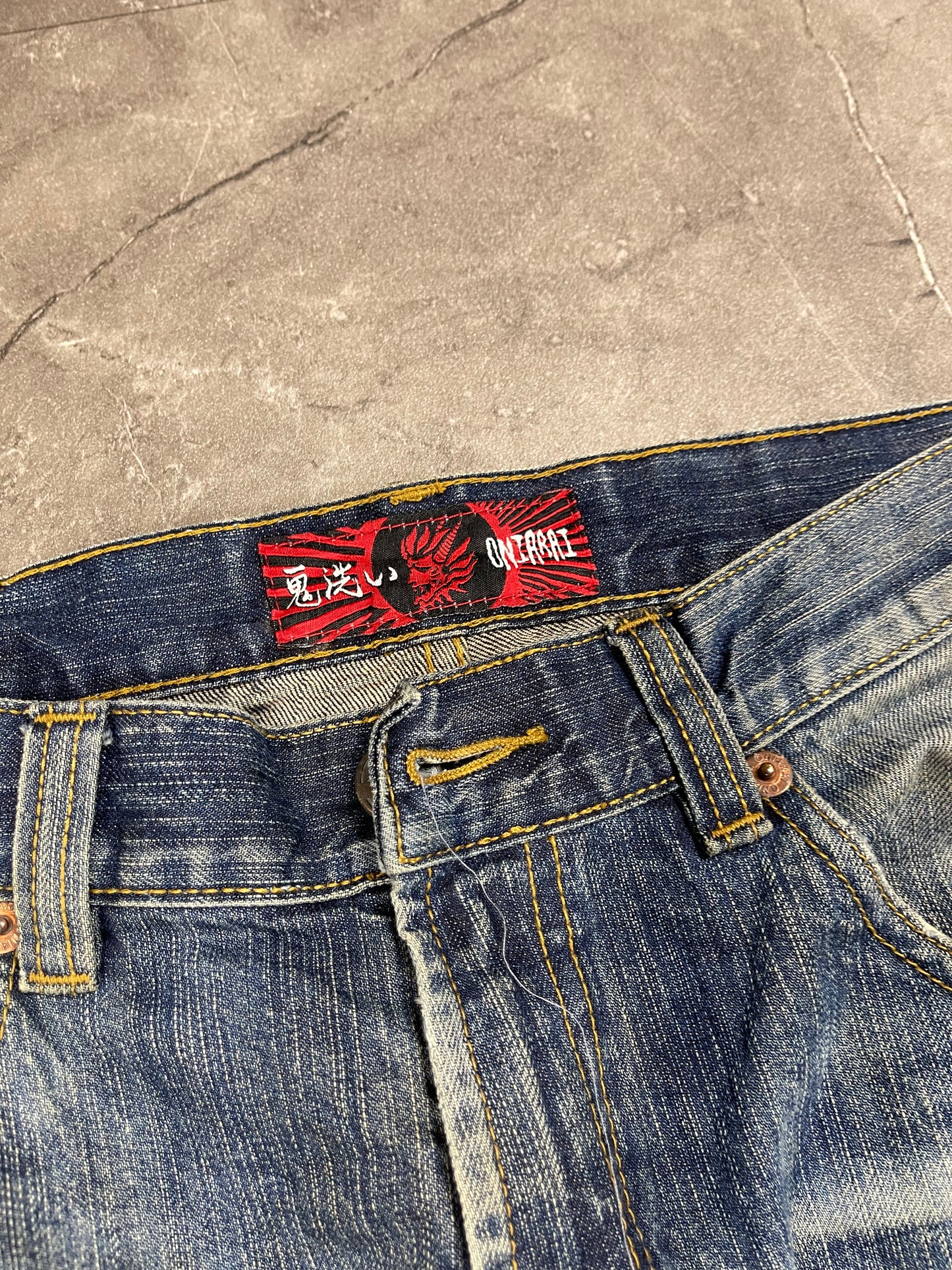 Rare Japanese Heavy Washed Denim M