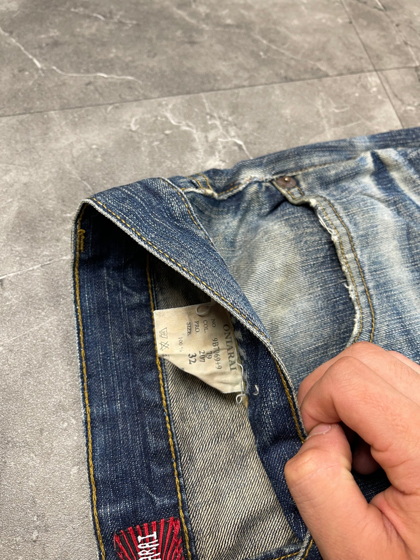 Rare Japanese Heavy Washed Denim M