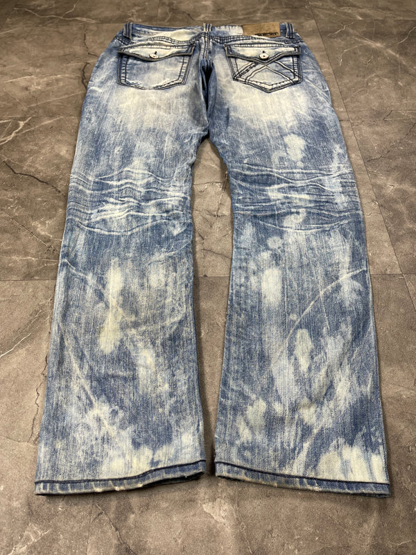 Rare Korean Buckaroo Heavy Washed jeans  M