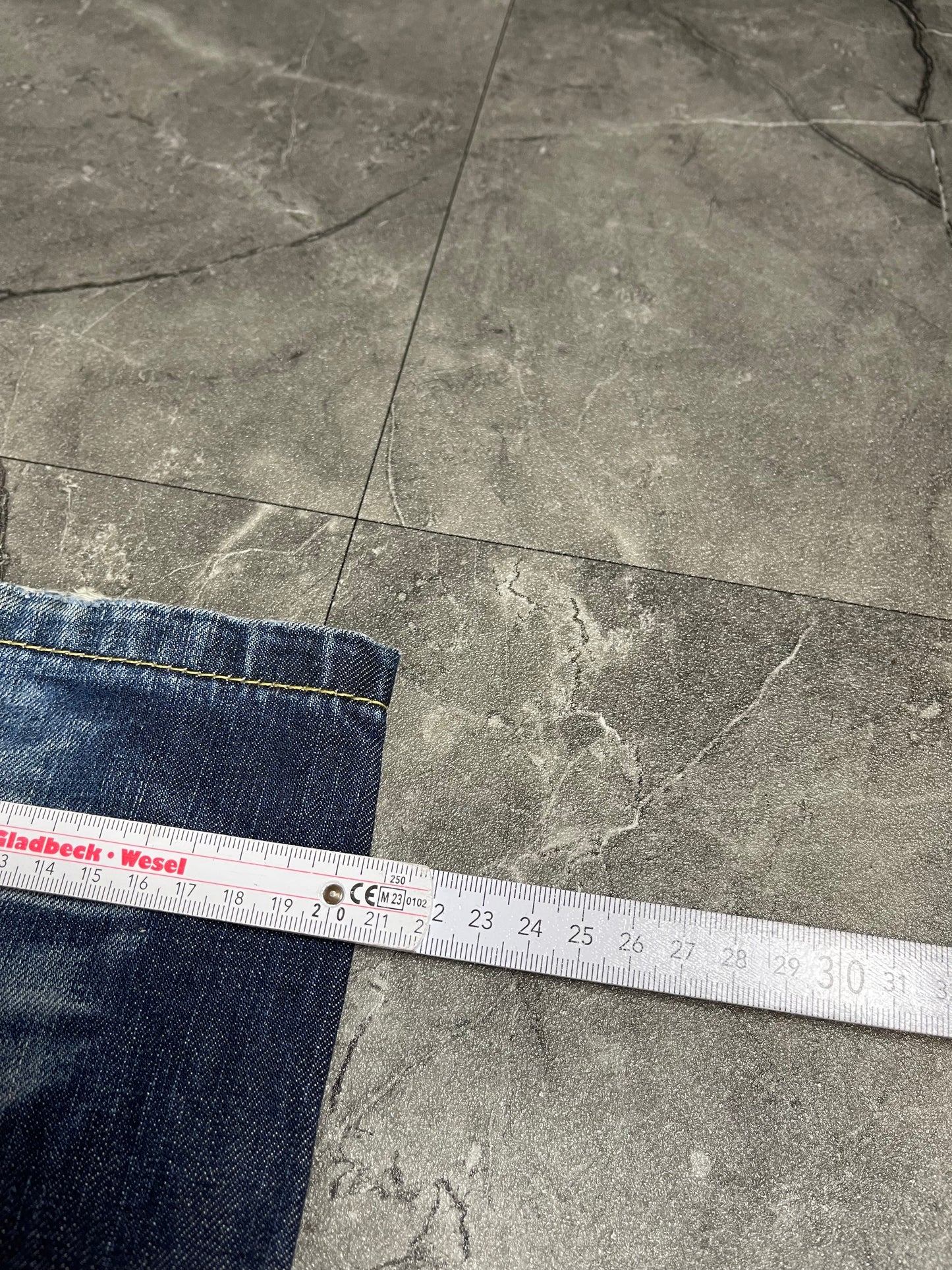 Rare Japanese Heavy Washed Jeans M