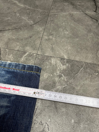 Rare Japanese Heavy Washed Jeans M