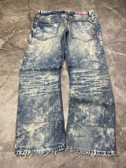 Rare Japanese Heavy Washed Denim M-L