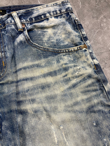 Rare Japanese Heavy Washed Denim M-L