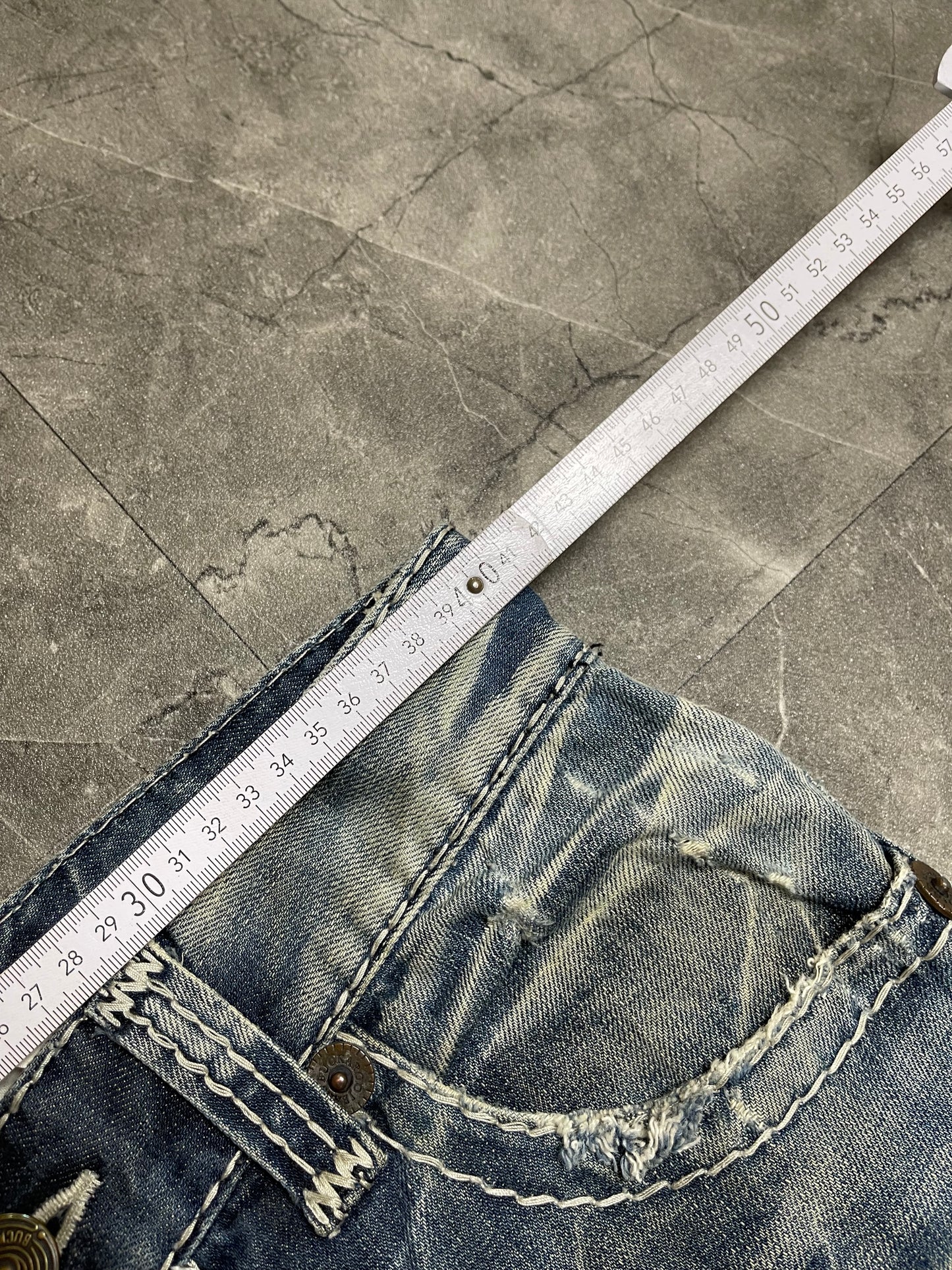Rare Korean Buckaroo Heavy Washed Denim M