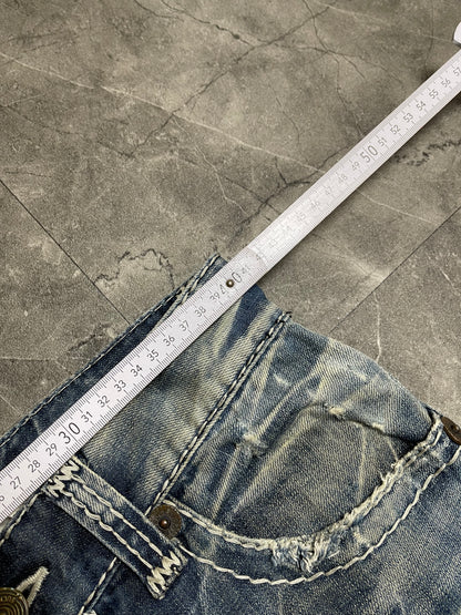 Rare Korean Buckaroo Heavy Washed Denim M