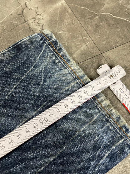 Rare Korean Buckaroo Heavy Washed Jeans S