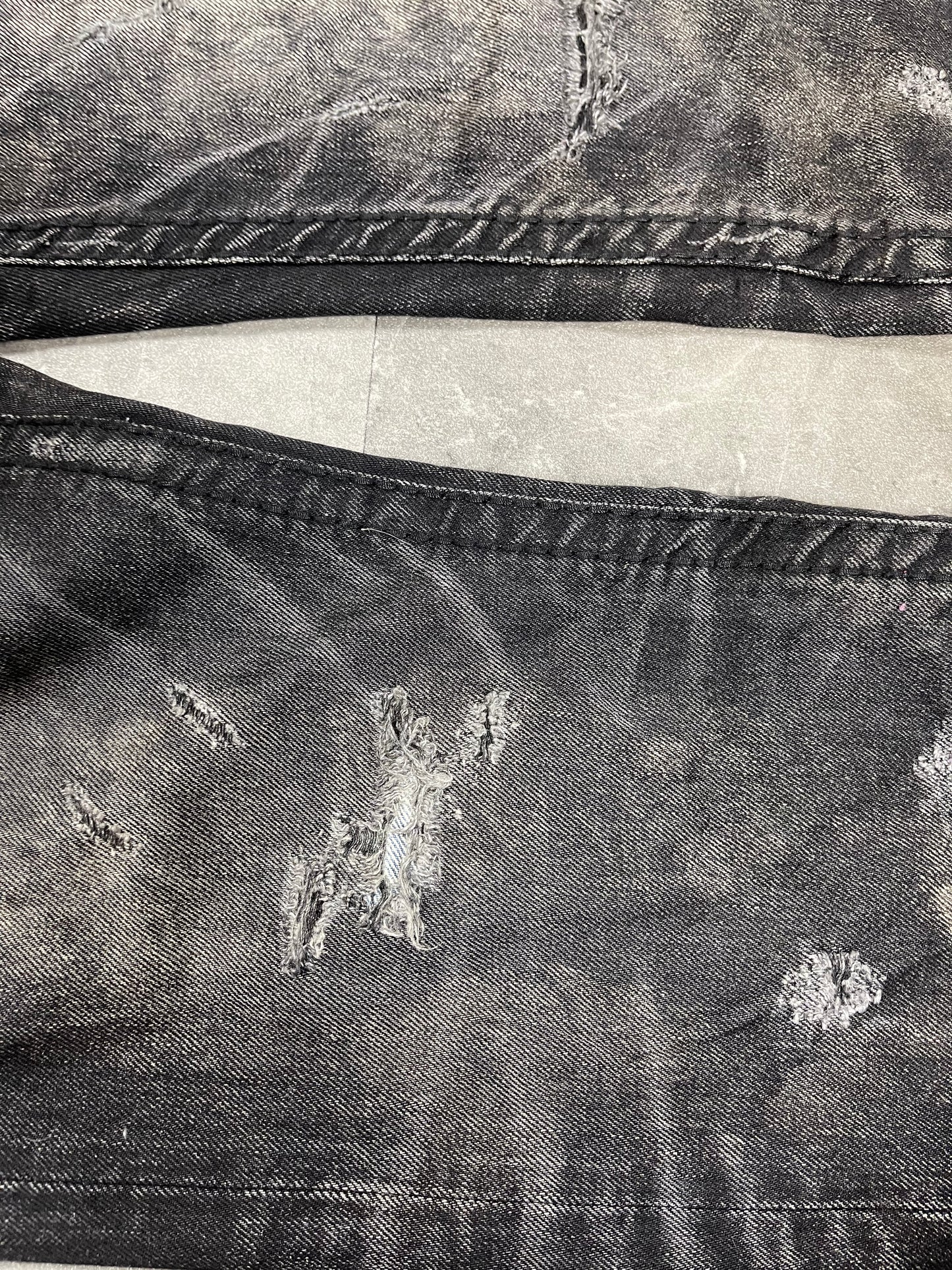 Rare Korean Buckaroo Heavy Washed Jeans M