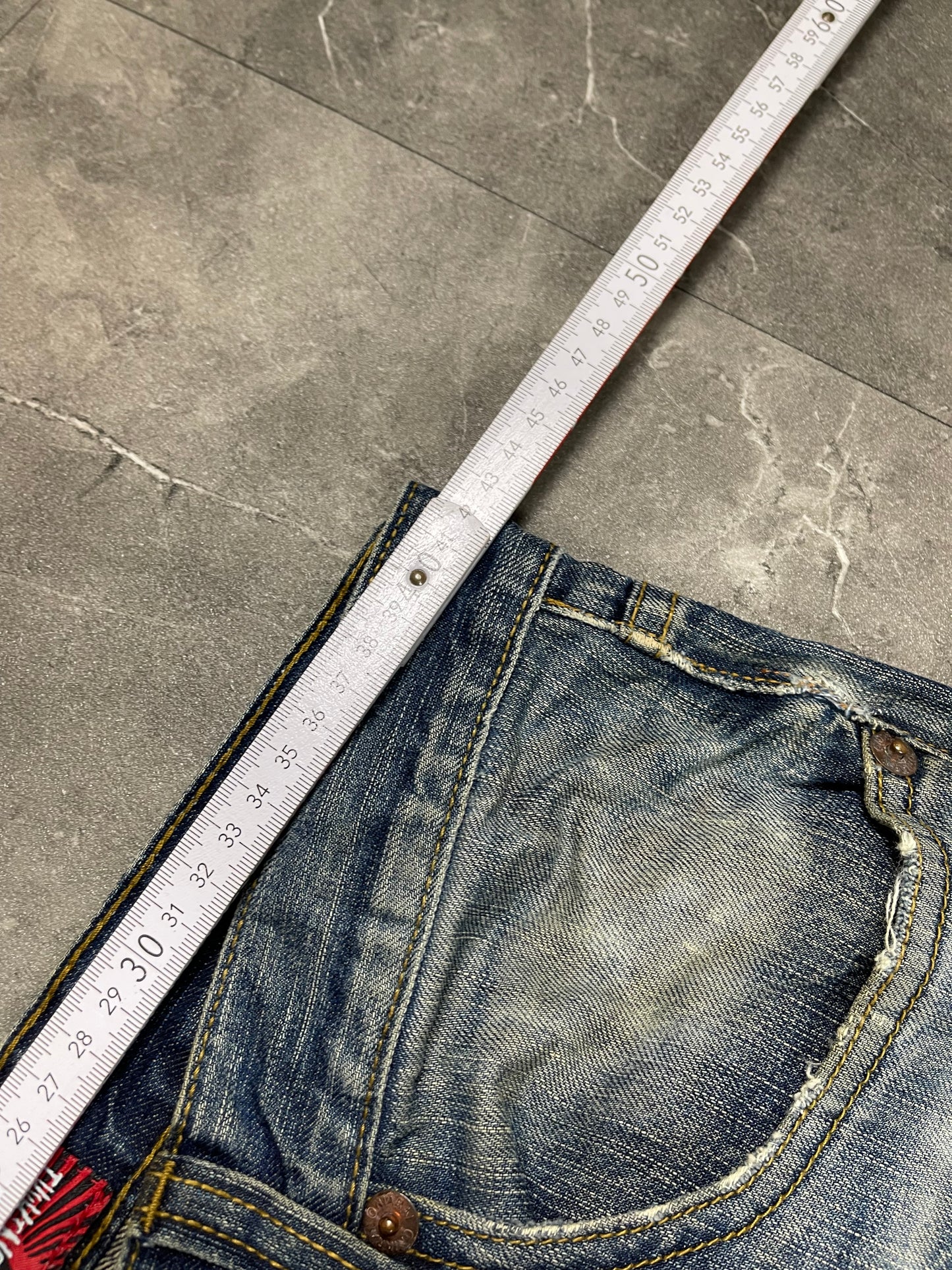 Rare Japanese Heavy Washed Denim M