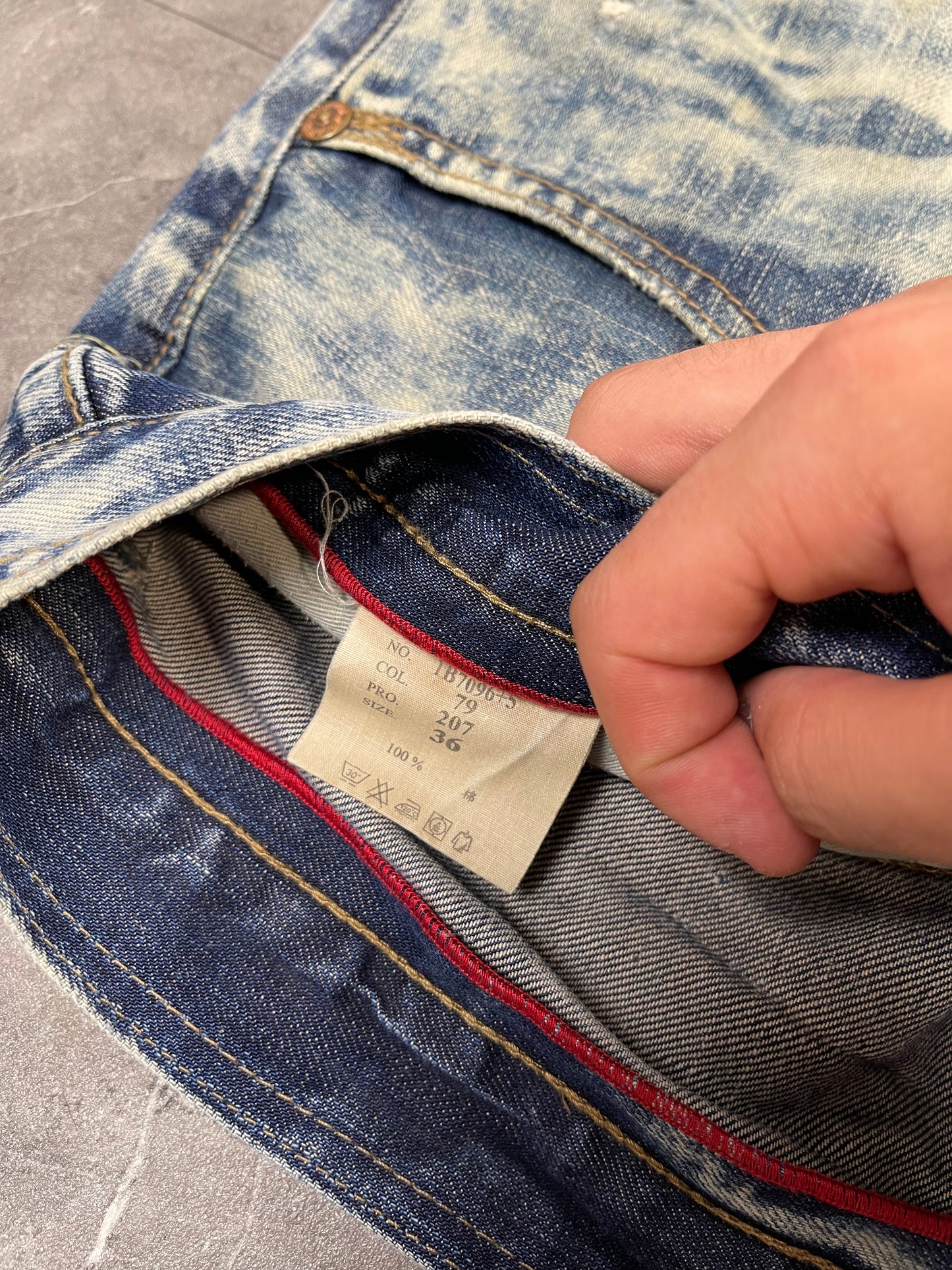 Rare Japanese Heavy Washed Denim M-L