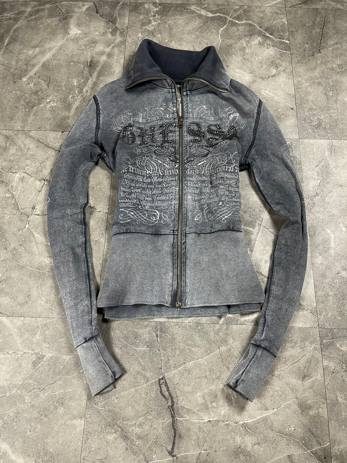 Guess Zip Hoodie Size S
