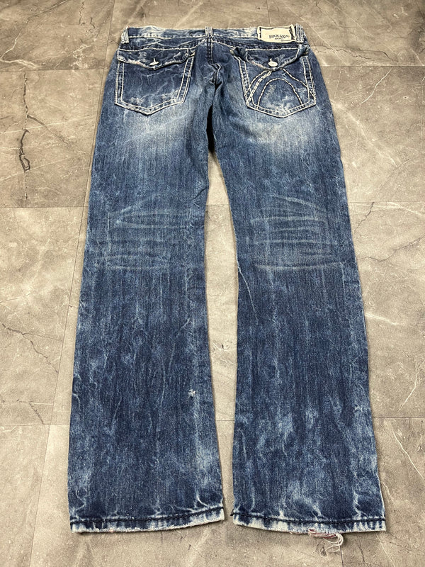 Rare Korean Buckaroo Heavy Washed Jeans M