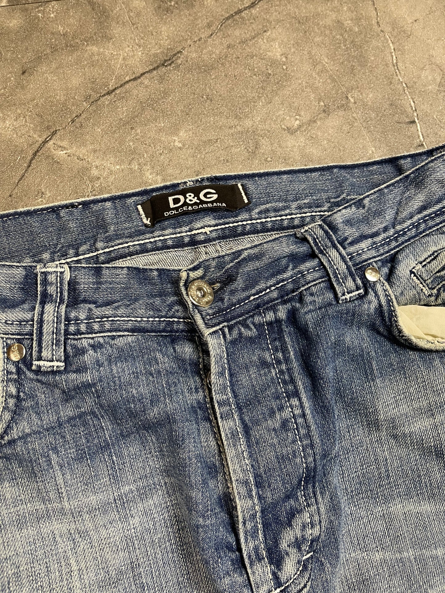 Rare Dolce & Gabbana Heavy Washed Jeans M