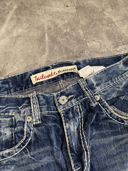 Rare Korean Buckaroo Heavy Washed Jeans M