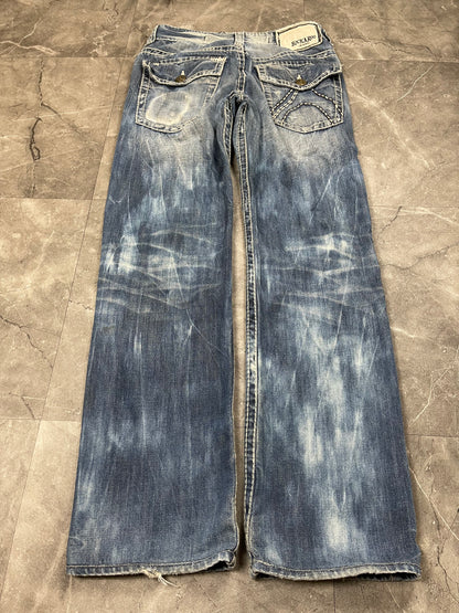 Rare Korean Buckaroo Heavy Washed Denim M