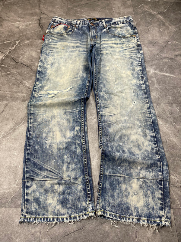 Rare Japanese Heavy Washed Denim M-L