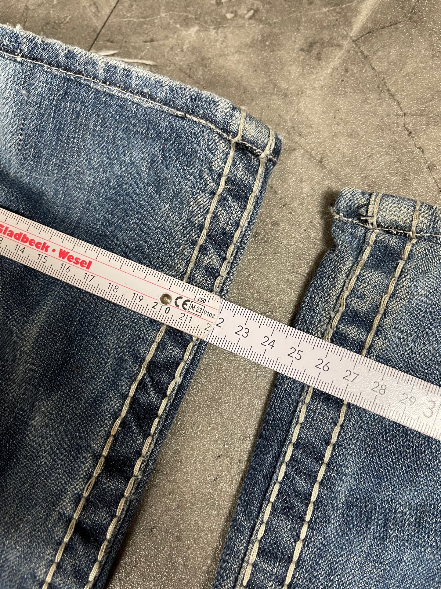 Rare Korean Buckaroo Heavy Washed Denim M