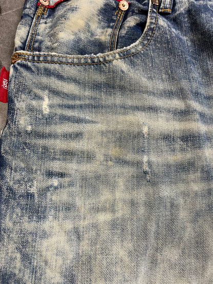 Rare Japanese Heavy Washed Denim M-L