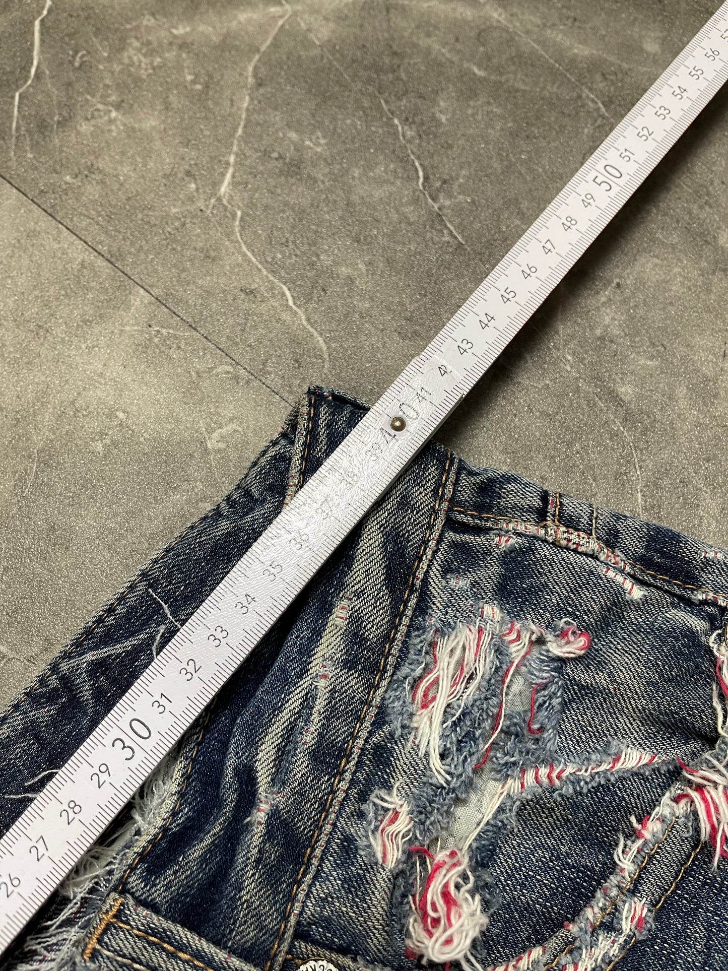 Rare Korean Buckaroo Heavy Washed Jeans S
