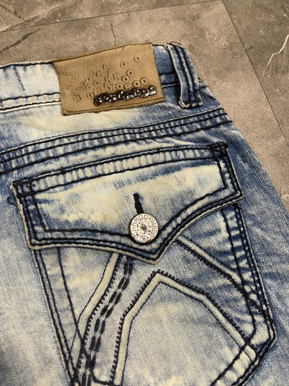 Rare Korean Buckaroo Heavy Washed jeans  M