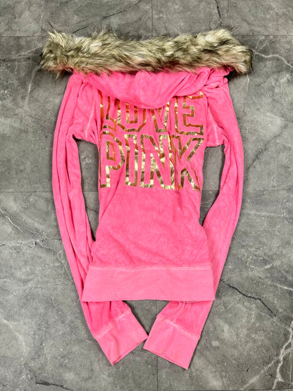 Rare Victorias Secret Velour Jacket Size M
