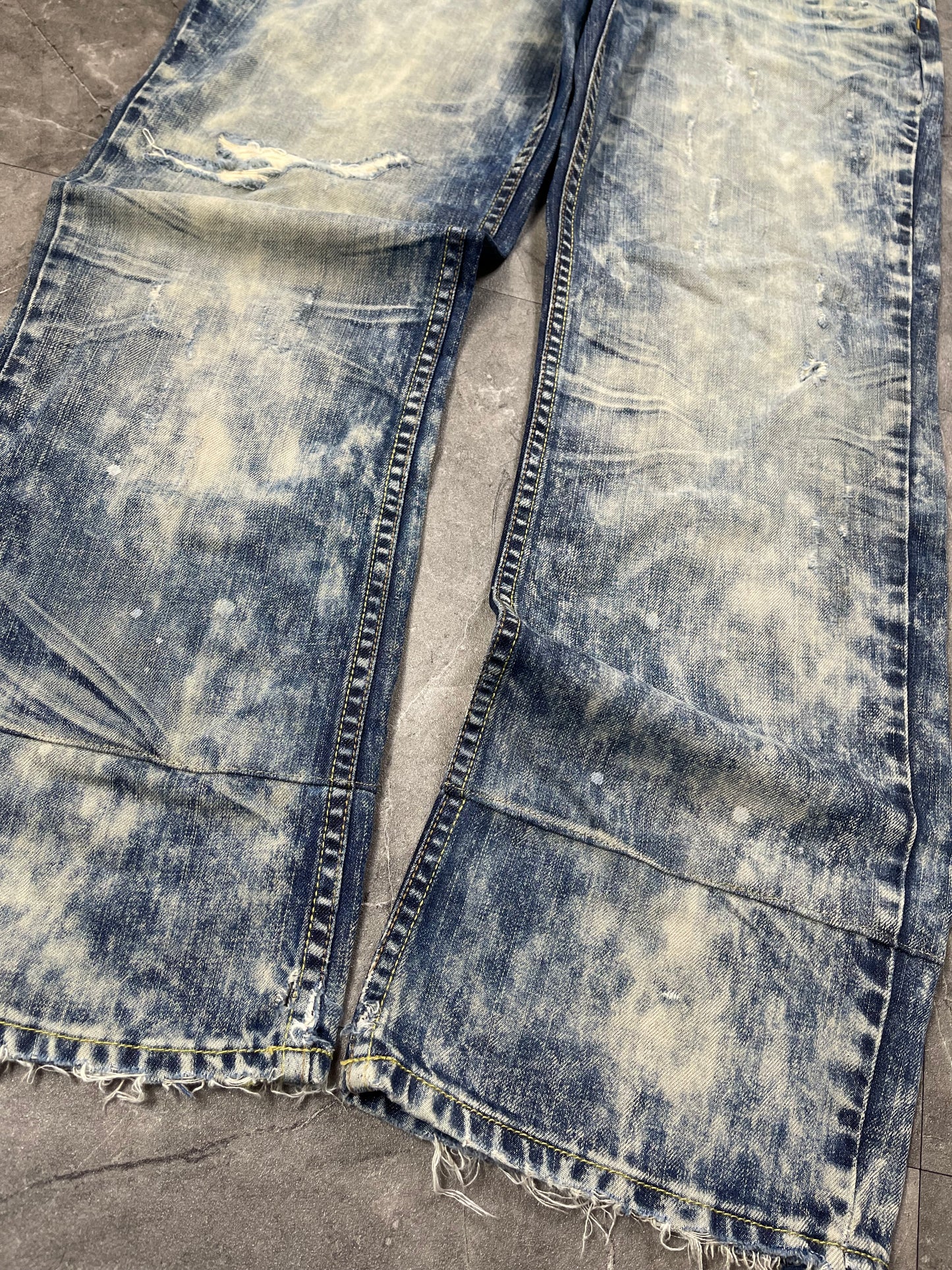Rare Japanese Heavy Washed Denim M-L